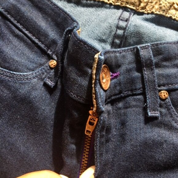 Rich and Skinny dark denim mid rise, skinny jeans size 24/25 - Picture 9 of 9
